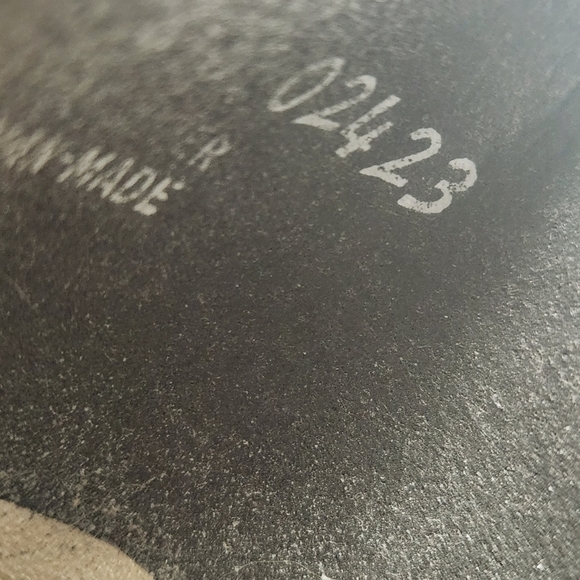 VINTAGE Magdesians Black Leather Block Heed Slip on Shoes Size: 8 - Picture 13 of 13